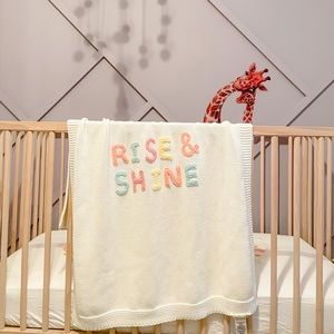 Rise and Shine Pottery Barn Kids Knit Blanket